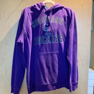 Colorado Rockies hoodie - size large
